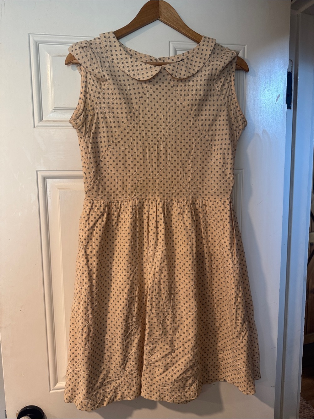 Anthropologie dear creatures retro collared dress